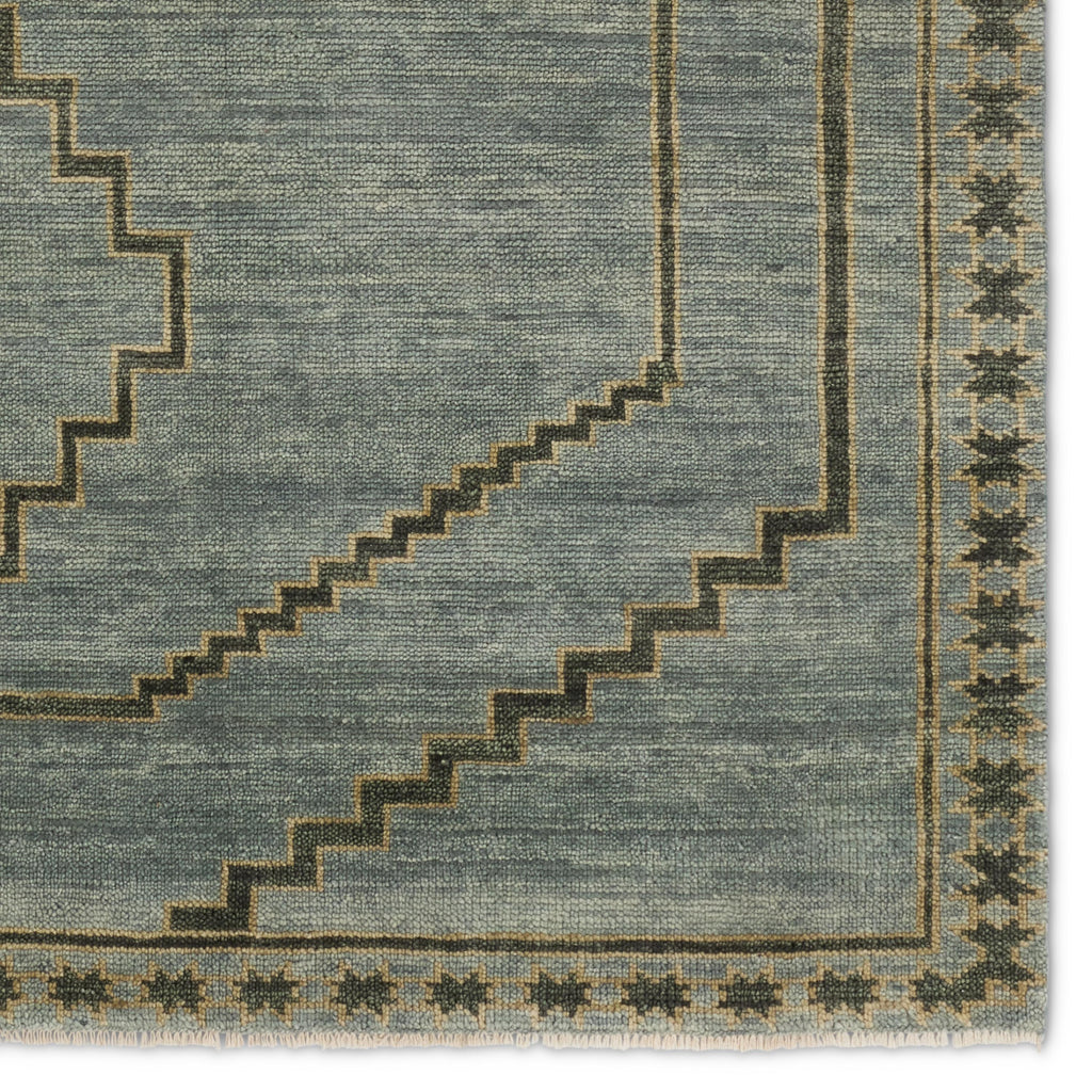 Jaipur Living Paphos Hand-Knotted Medallion Blue/ Gray Area Rug (8'X10')