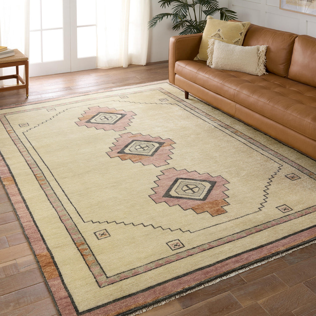 Jaipur Living Kyrenia Hand-Knotted Medallion Blue/ Cream Area Rug (8'X10')