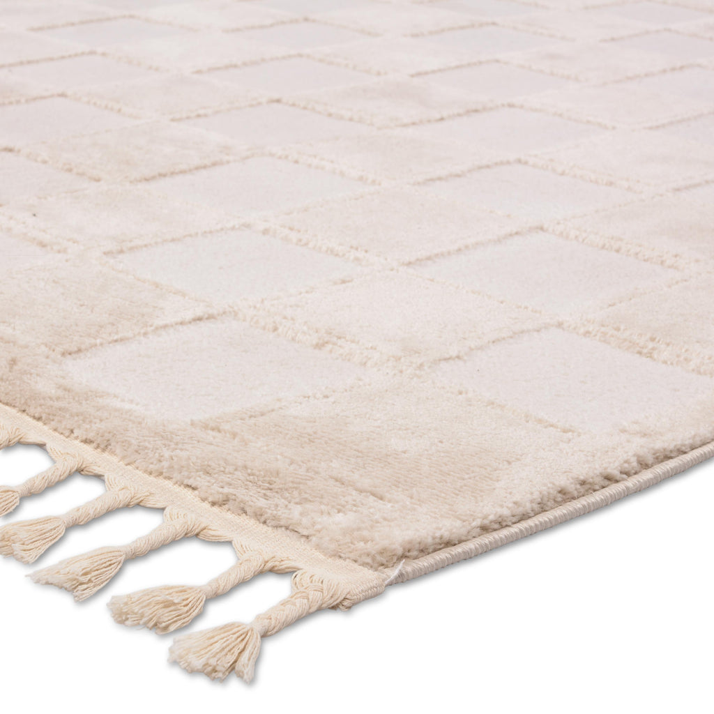 Vibe By Jaipur Living Catanza Geometric Cream/ Ivory Area Rug (6'3"X9'6")