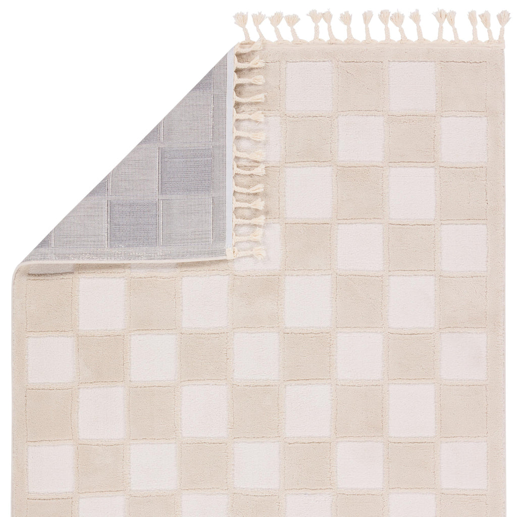 Vibe By Jaipur Living Catanza Geometric Cream/ Ivory Area Rug (6'3"X9'6")