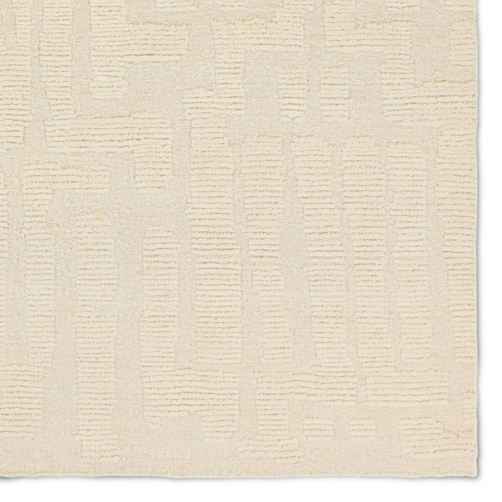 Jaipur Living Timandra Hand-Knotted Striped Cream Area Rug (8'X10')