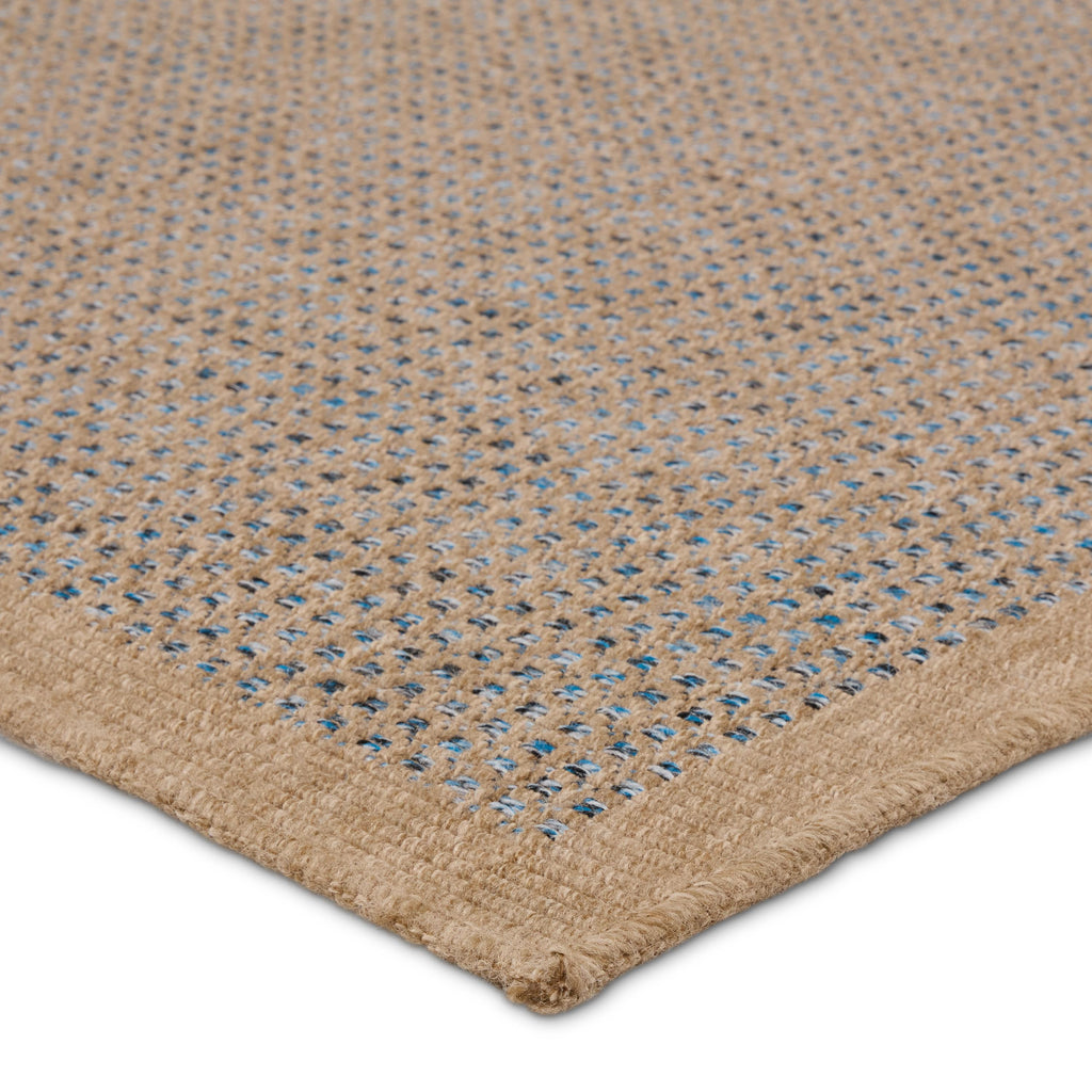 Vibe By Jaipur Living Kidal Indoor/Outdoor Solid Brown/ Blue Runner Rug (3'X8')