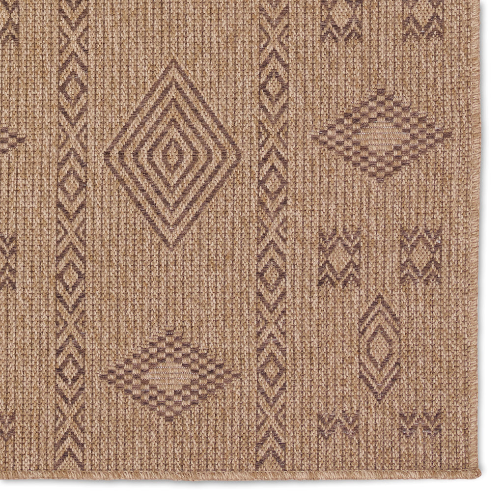 Vibe By Jaipur Living Sahel Indoor/Outdoor Tribal Brown Area Rug (5'X8')