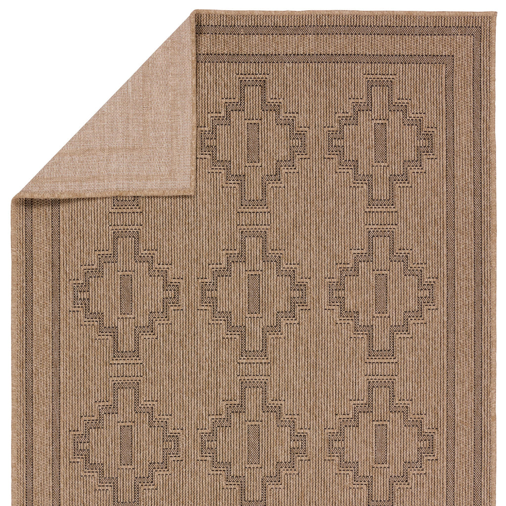 Vibe By Jaipur Living Adrar Indoor/Outdoor Tribal Brown/ Black Area Rug (5'X8')