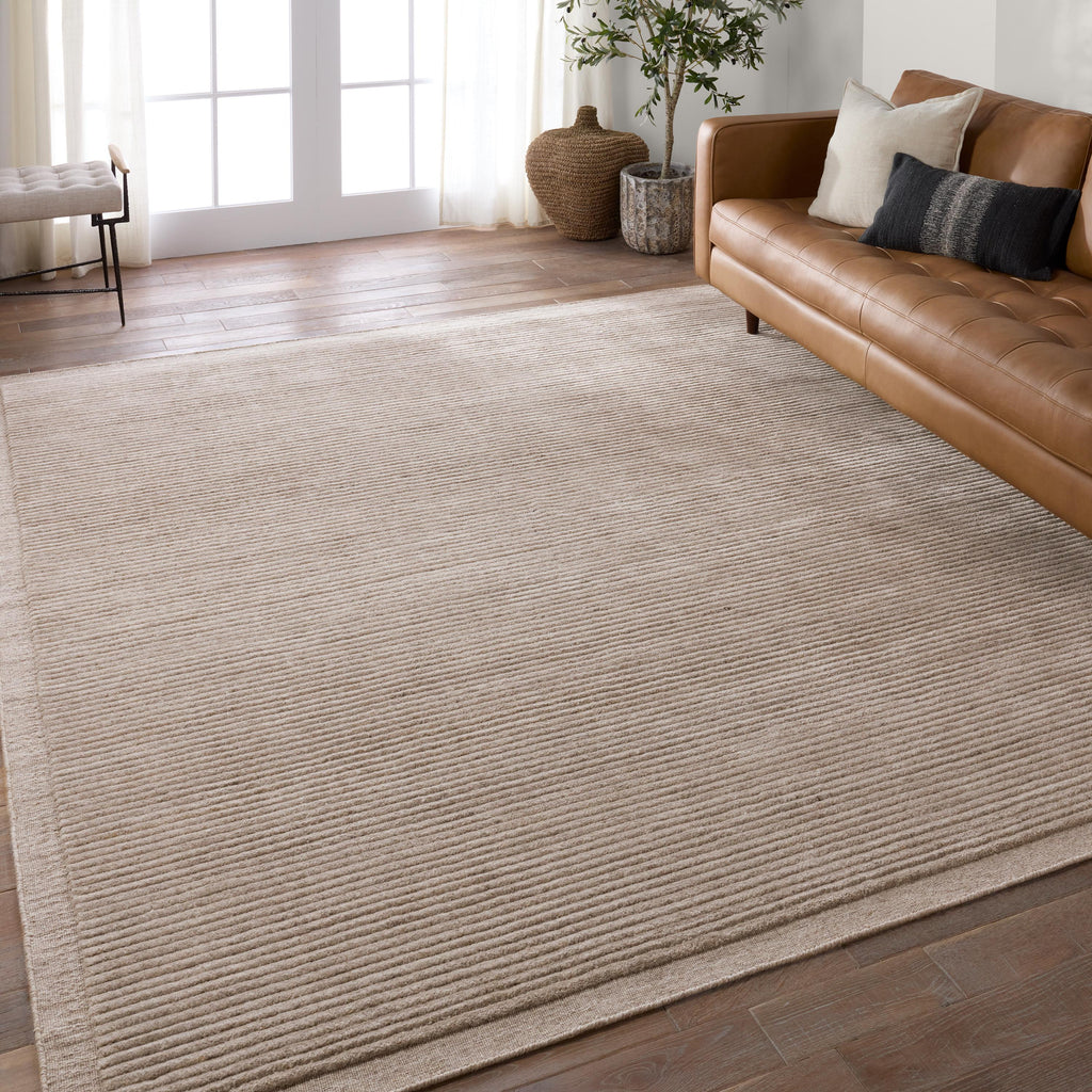 Jaipur Living Vayda Handmade Indoor/Outdoor Solid Light Brown Runner Rug (3'X8')