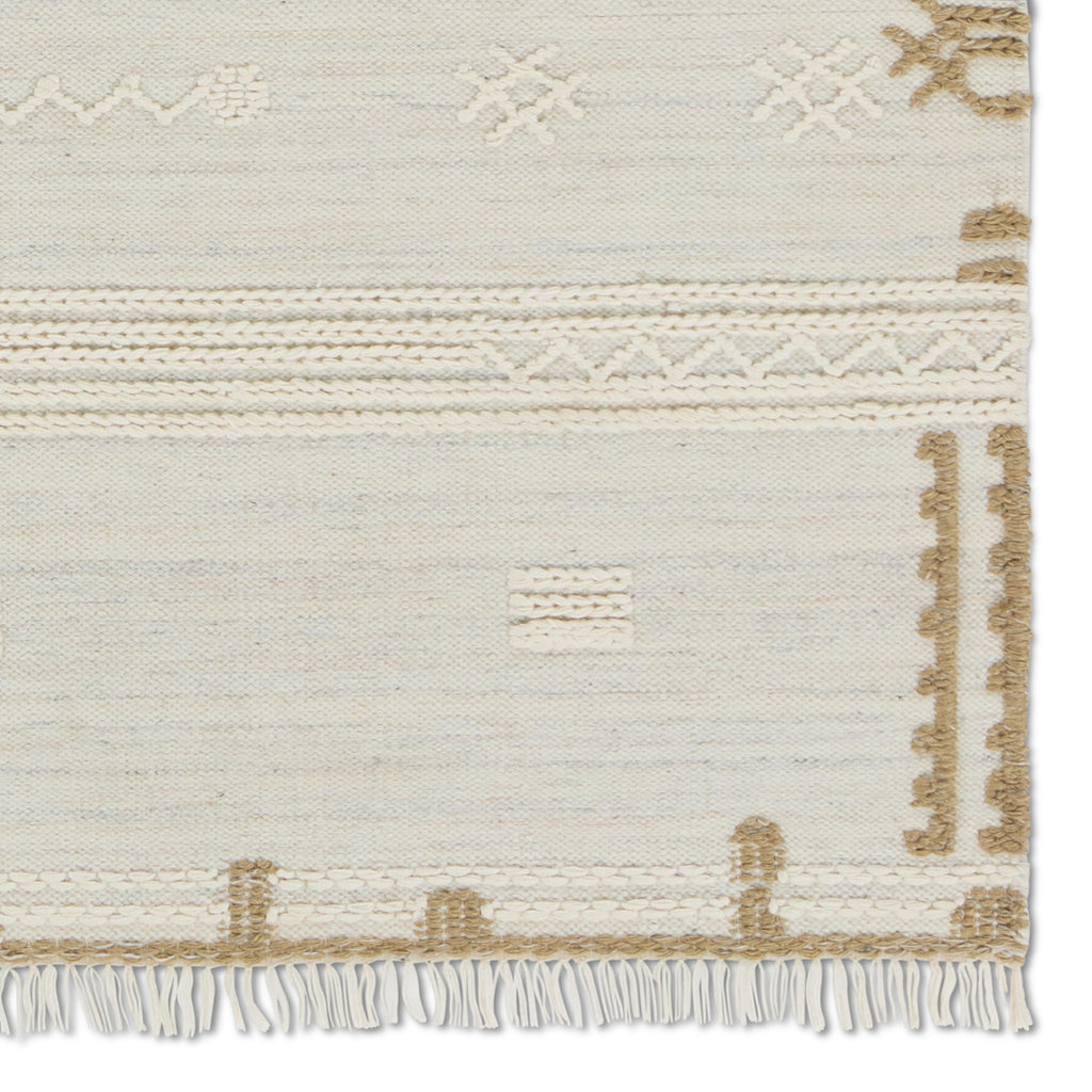 Jaipur Living Noble Handmade Indoor/Outdoor Tribal Ivory/ Brown Area Rug (2'X3')