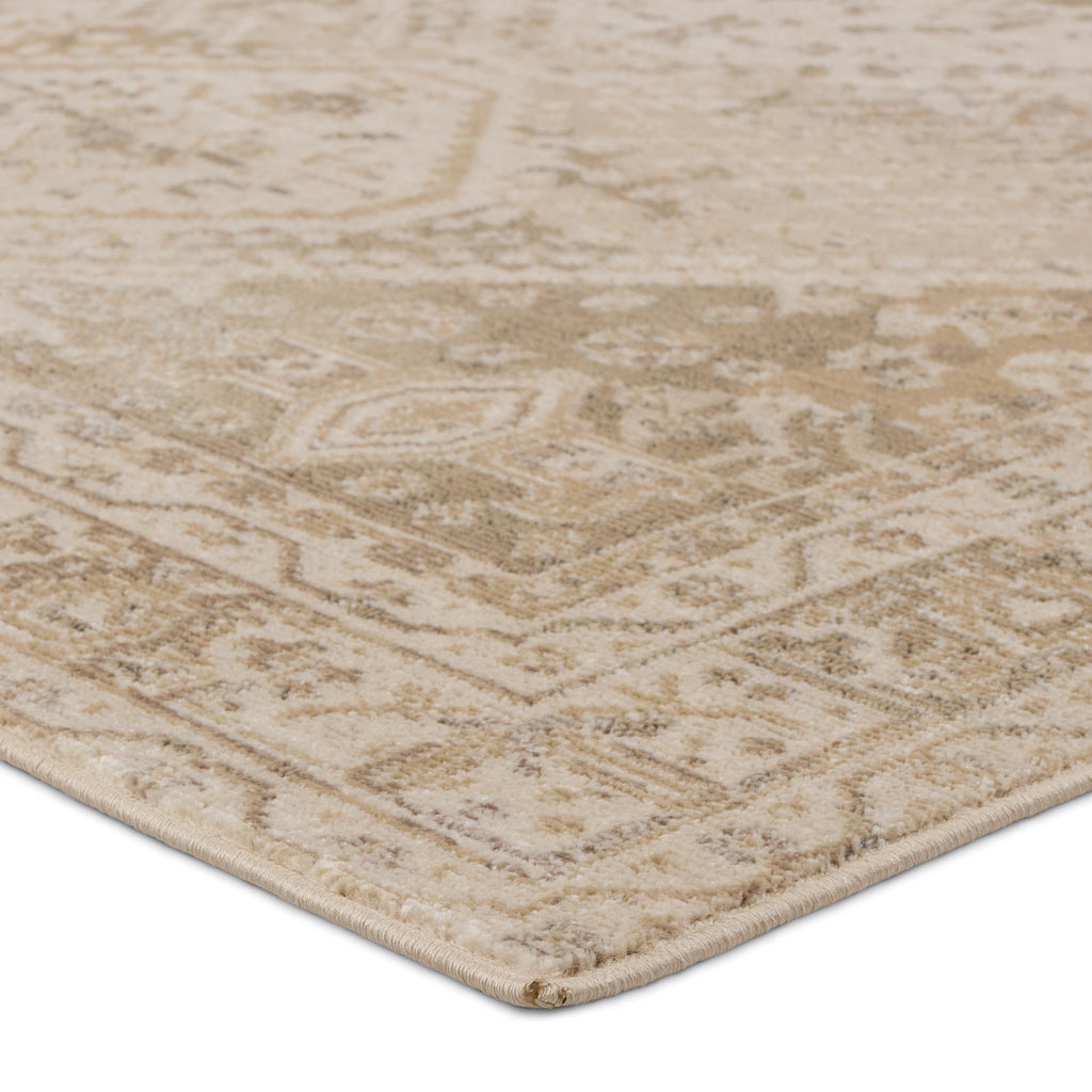 Vibe By Jaipur Living Rush Indoor/Outdoor Medallion Beige/ Tan Area Rug (5'X7'3")