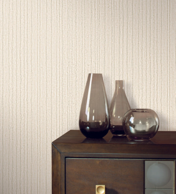 Ronald Redding Designs Vintage Tin White & Off-White Wallpaper