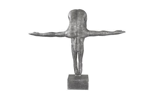 Phillips Diving Sculpture Aluminum Large