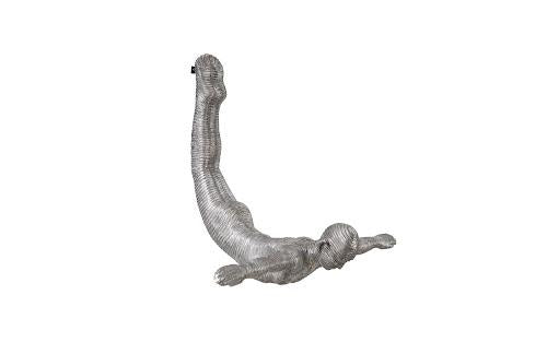 Phillips Diving Wall Sculpture Aluminum Small