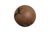 Phillips Collection Teak Wood Ball, Medium Brown Object