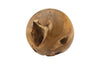 Phillips Collection Teak Wood Ball, Small Brown Tabletop