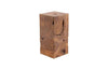 Phillips Collection Teak Slice Pedestal Square Sm Accent