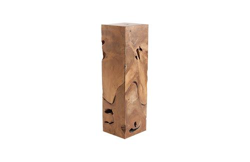 Phillips Teak Slice Pedestal Square LG