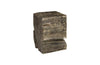 Phillips Collection Black Wash Square Stool
