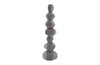 Phillips Collection Faceted Rock Column Sculpture Gray Accent