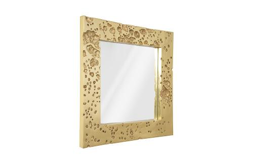 Phillips Splotch Mirror Gold Leaf