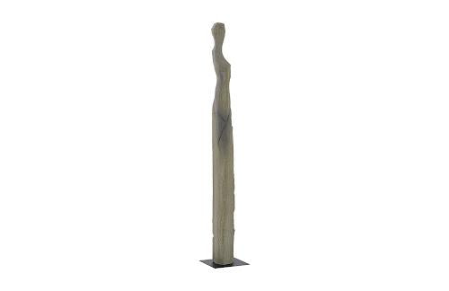 Phillips Cast Women Sculptures, A , Colossal, Splinter Stone Finish Gray