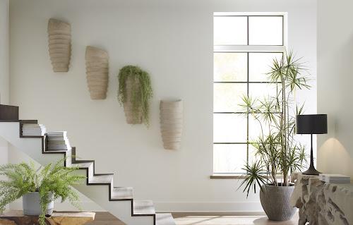 Phillips JP Wall Planter, Left Slant Off White