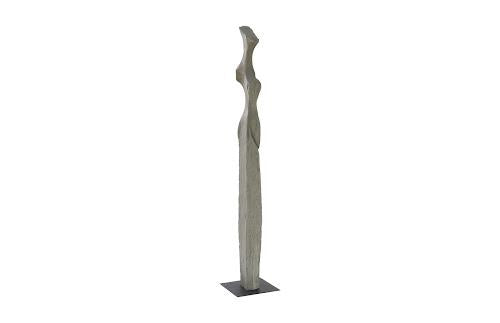 Phillips Cast Women Sculptures, C , Colossal, Splinter Stone Finish Gray