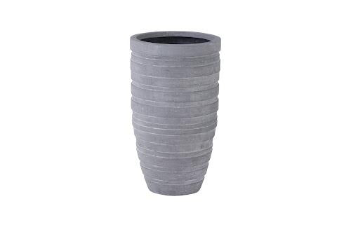 Phillips June Slim Planter, Raw Gray, SM Gray