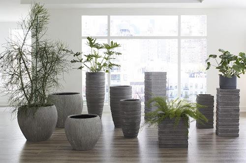 Phillips June Slim Planter, Raw Gray, MD Gray