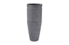 Phillips Collection June Slim , Raw Gray, Lg Gray Planter