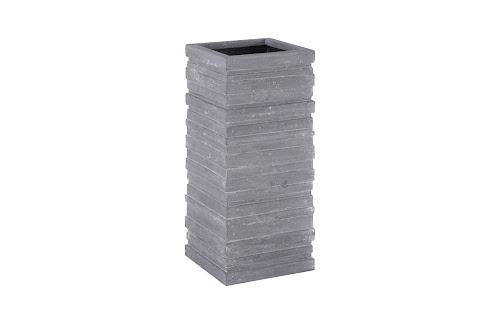 Phillips June Square Planter, Gray, LG Gray