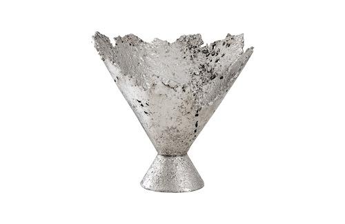 Phillips Splash Bowl Silver Leaf