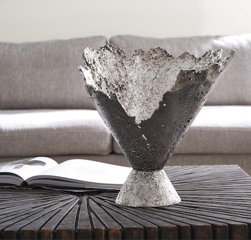 Phillips Splash Bowl Silver Leaf