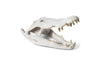 Phillips Collection Crocodile Skull Roman Stone Gold Leaf Accent