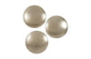 Phillips Collection Orb Wall Tiles Set Of 3 Platinum Leaf Wall Art