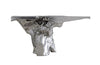 Phillips Collection Crown  Table Silver Leaf Console