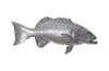 Phillips Collection Coral Trout Fish Wall Sculpture Resin Polished Aluminum Finish Accent