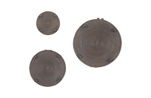 Phillips Laotian Rain Drums Set of 3 Bronze