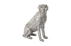 Phillips Collection Labrador Dog, Sitting Silver Leaf Accent