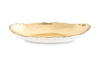 Phillips Collection Broken Egg , White And Gold Leaf Extra Large Bowl