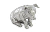 Phillips Collection Sitting Piglet Silver Leaf Tabletop