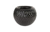 Phillips Collection Ripple Gel Coat Black Planter