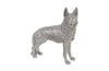 Phillips Collection German Shepherd Silver Leaf Accent