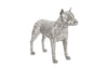 Phillips Collection Pit Bull Dog Silver Leaf Accent