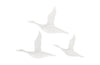 Phillips Collection Flying Ducks Gel Coat White Set Of 3 Accent