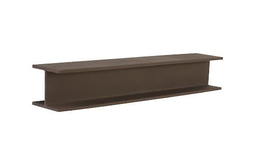 Phillips I-Beam Wall Shelf Rust