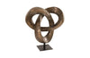 Phillips Collection Trifoil Sculpture Bronze Accent