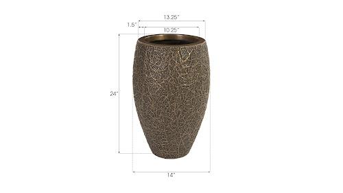 Phillips String Theory Planter Bronze SM