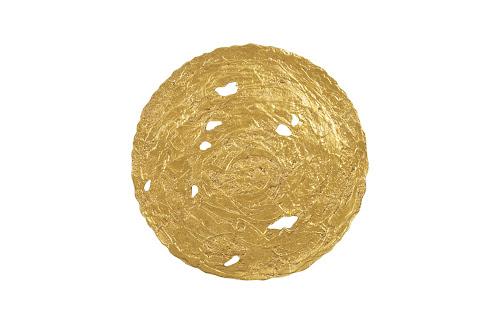 Phillips Molten Wall Disc Large Gold Leaf