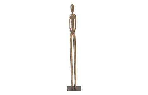 Phillips Bulol Sculpture Polished Bronze SM