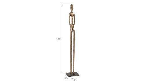 Phillips Bulol Sculpture Polished Bronze SM