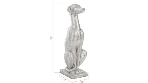 Phillips Greyhound Resin Silver Leaf