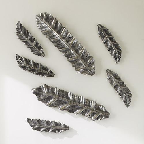 Phillips Petiole Wall Leaf Silver SM Version B